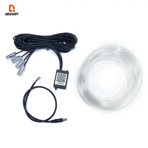 Precio de fábrica led de luz de fibra óptica coche multicolor iluminación de fibra óptica para coches tuning atmósfera twinkle coche Luz de fibra óptica