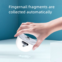 Coupe-ongles électrique automatique rechargeable USB coupe-ongles avec personnalisation du support de la lumière