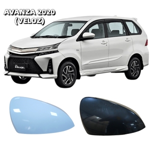 อะไหล่กระจกมองข้างรถยนต์ MPV ฝาครอบกระจกมองข้าง อุปกรณ์ตกแต่งกระจกมองข้าง สำหรับ Toyota Avanza <span class=keywords><strong>Veloz</strong></span> ปี 2020 2023 <span class=keywords><strong>2024</strong></span> - Product Image 3