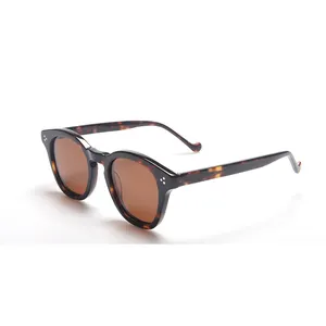 High Quality Classic Retro Thick Acetate Sunglasses UV Protected Lens Polarized Sunglasses For Men For Women