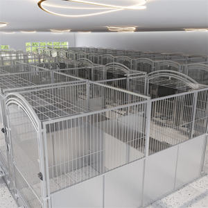 กรงสุนัขกลางแจ้งขนาดใหญ่ Aeolus USKN แบบเป็นมิตรกับสิ่งแวดล้อม พร้อมถาดพลาสติกแบบกดล็อคได้ ปรับขนาดได้ - Product Image 2