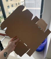 Nouvelle conception de boîtes d'expédition personnalisées à 5 couches en carton ondulé pour bouteilles en verre