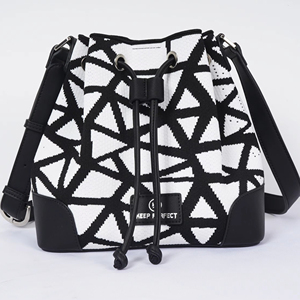 Bolso Tote Portátil de Moda con Estampado Animal y Logotipo Personalizado para Mujer, Bolso Tipo Cubo de Ganchillo con Correa Única Ajustable para Trabajo, Viajes y Compras - Product Image 1