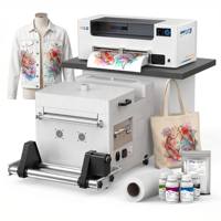 Impresora DTF X13 de 33 cm A3 con Cabezal Epson F1080 XP600, Placa Base Hoson, Circulación Automática de Tinta Blanca para Impresión de Camisetas