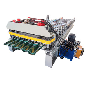 Đầy đủ tự động tráng men cuộn tạo thành máy vật liệu xây dựng mái ngói máy - Product Image 1