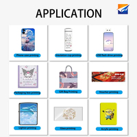 Casing ponsel plastik pencetak uv mini kartu silinder logam akrilik kayu harga printer uv