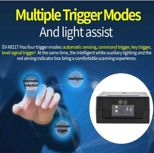EVAWGIB Módulo de Escáner de Código de Barras 2D Integrado Mini USB de Montaje Fijo Sensor CMOS 500 Escaneos/Sec RS232/TTL/USB Interfaces SDK Disponible - Product Image 5