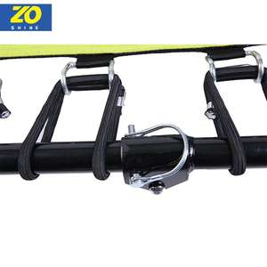 Petit <span class=keywords><strong>trampoline</strong></span> d'exercice Zoshine <span class=keywords><strong>avec</strong></span> poignée en mousse réglable, pliable, pour entraînement en intérieur, extérieur et jardin - Product Image 5