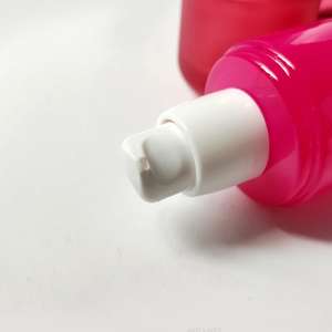 Botella de vidrio vacía de color rojo con bomba de loción, 30ml, 1 onza - Product Image 4