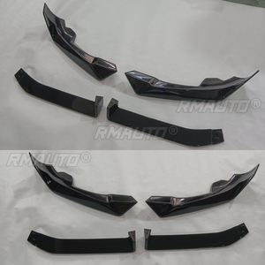 Car Front Bumper Lip Spoiler for BMW X6 G06 LCI M Sport 2023 2024 Front Bumper Protector Lower Blade <b>Splitter</b> Car Styling - Product Image 6