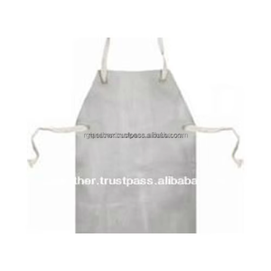 เสื้อแจ็กเก็ตเซฟตี้งานเชื่อมหนังแยกสีขาวชุดทำงานป้องกันความร้อนกันน้ำทนทานสำหรับขายส่ง - Product Image 5