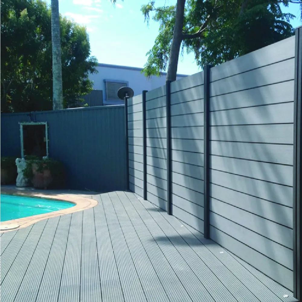1800mm x 1800mm perlindungan UV tahan air tahan angin luar ruangan taman fenc menyarankan pagar modern desig