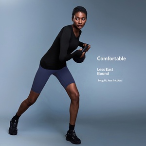 Haut de yoga sans couture à manches longues pour femme, mignon, neuf, respirant, confortable, anti-transpiration, idéal pour le sport et la course à pied - Product Image 1