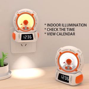 Lampe de chevet LED créative haut de gamme à double fonction (charge et branchement), avec interrupteur, lumière d'ambiance pour chambre à coucher - Product Image 2