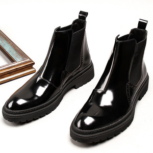 Chaussures Oxford pour hommes britanniques en cuir véritable imperméable, à bout fermé, faites à la main, pour mariage, formelles, décontractées, antidérapantes, avec boucles et sangles - Product Image 1