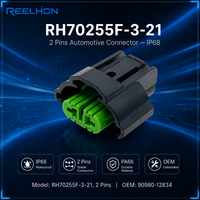 Connecteur étanche Reelhon 2 broches femelle pour feux de brouillard de voiture H11 H9 M6 6189-0935