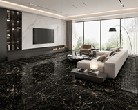 Baldosas de Porcelanato para Piso de Casa, 60 x 120, Porcelanato de Lujo de Alta Calidad, Proveedores de Baldosas de Mármol Negro y Dorado