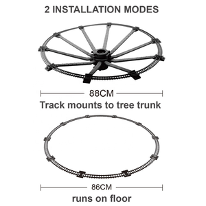 <span class=keywords><strong>Tren</strong></span> de Juguete Eléctrico de <span class=keywords><strong>Navidad</strong></span> de 88 cm con Música y Luces, <span class=keywords><strong>Tren</strong></span> de Juguete de Plástico con Vías - Product Image 4