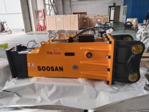 เครื่องเจาะไฮดรอลิก Soosan SB100ขุดเจาะรับประกัน12เดือนอุปกรณ์เครื่องจักรกลหนักทนทานมีประสิทธิภาพและราคาไม่แพง - Product Image 2