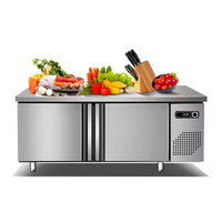Réfrigérateur et congélateur professionnel sous le comptoir, refroidisseur d'air, appareil de conservation des aliments