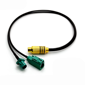 FOXECO RCA to Fakra Fiber Optic Cable-ISO Certified Cooper Material Automotive Use