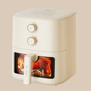 Freidora de Aire Little Bear de 5L con Cabina Visible Desmontable, Horno Eléctrico Pequeño para el Hogar con Revestimiento Antiadherente para una Cocina Saludable - Product Image 3