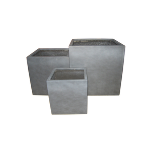 Macetas de Fibra de Vidrio Cuadradas, Ecológicas, Duraderas, Ligeras, de Diseño Moderno, a Bajo Precio, para Jardín y Exteriores - Product Image 1