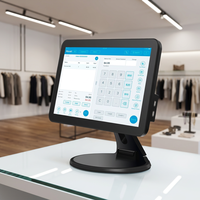 Système de point de vente tout-en-un OEM ODM avec écran simple/double de 15,6 pouces pour restaurants, caisse enregistreuse avec système de point de vente