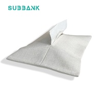 Housse de boîte à mouchoirs en lin pour sublimation Subbank – Étui vierge imprimable pour logo, idéal pour transfert thermique et décoration (vente en gros)