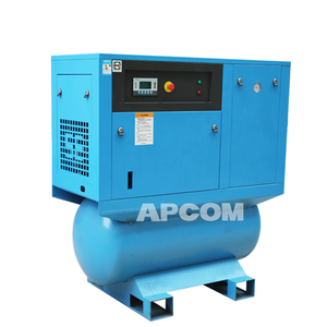 APCOM 220V Stationary Built-in Air Dryer Precision Filter Air Tank Oil Injected Commercial Compressor Factory Industrial - Product Image 3