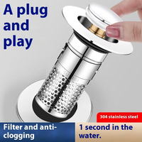 Solution de drainage efficace en acier inoxydable crépine à ordures filtre à pente déodorant pour drain de sol pour bassins de salle de bain