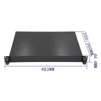 Casing Server aluminium 1U 2U 4U 6U, kotak proyek elektronik aluminium, casing bodi terpisah, casing Server aluminium
