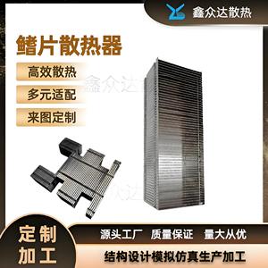 ฮีทซิงค์แบบมีครีบสั่งทำพิเศษ อลูมิเนียมทองแดง สำหรับระบายความร้อน CPU GPU LED โมดูลจ่ายไฟ - Product Image 5