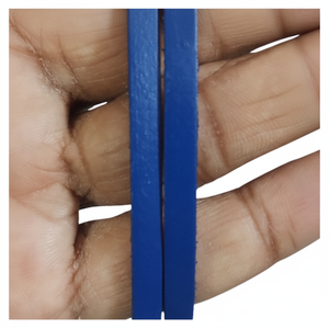 Vente en gros 5*2mm finition mate couleur personnalisée cordon en cuir véritable fournisseur indien résultats de bijoux composants de bracelet - Product Image 1