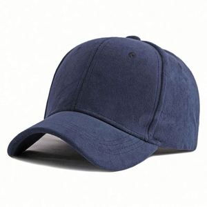 Casquettes de baseball en daim personnalisées avec logo, unisexe, couleur unie, pour femmes, vente en gros - Product Image 2
