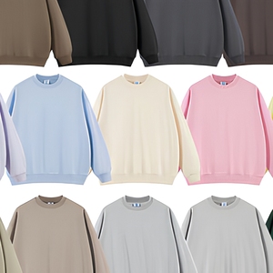 เสื้อสเวตเชิ้ตคอกลมทรงโอเวอร์ไซส์สำหรับผู้ชาย ผ้าถักเนื้อหนา ใส่สบาย เหมาะสำหรับฤดูใบไม้ร่วงและฤดูหนาว - Product Image 5