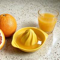 Handmatige citruspers, draagbare handpers voor fruit & groenten, geschikt voor sinaasappel, citroen, grapefruit, stapelbaar, keukenaccessoire.