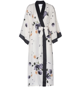 Nuevo diseño de <span class=keywords><strong>manga</strong></span> larga Mujer <span class=keywords><strong>Kimono</strong></span> Floral damas Sexy Floral impreso <span class=keywords><strong>Kimono</strong></span> - Product Image 2