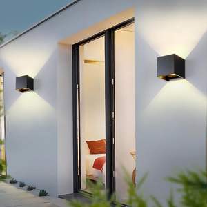 Lámpara de Pared LED Cúbica Impermeable IP65, Ajustable, de Aluminio, para Decoración de Jardín y Porche, 2*5, Venta al Por Mayor - Product Image 4