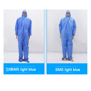 Overoles desechables Protección completa con aislamiento reforzado Costura Puño elástico Capucha Overoles protectores - Product Image 4