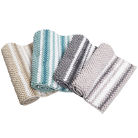 Tapis de bain en chenille tissée Muyu en gros, super absorbant, séchage rapide, mousse à mémoire de forme, antidérapant, lavable, avec support TPR