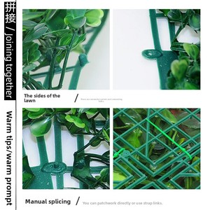 สวนยูคาลิปตัสสีเขียวหญ้าเทียมผนังสนามหญ้ามิลานสีเขียวสนามหญ้าพลาสติกต้นไม้เทียมที่ไม่ซ้ำกันตกแต่งผนังพื้นหลัง - Product Image 3