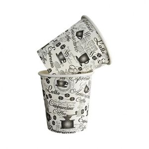 Gobelets en papier à paroi simple de haute qualité, imprimés sur mesure, jetables, pour emporter, 6oz, 8oz, 9oz, 12oz, 16oz - Product Image 1