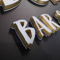 Personnalisé 3D Acrylique De Signe de Lettre De Canal de Publicité de Magasin de Logo Enseigne Pour Le Center Commercial
