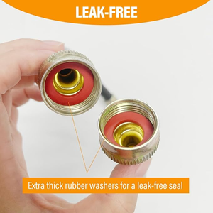 Tuyau d'alimentation en eau universel renforcé de fibres haute résistance, personnalisé, en caoutchouc, pour lave-linge et sèche-linge - Product Image 5