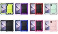 Coque de protection antichoc robuste en silicone avec support intégré pour tablette BLU Tab One – Vente en gros
