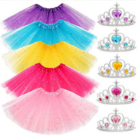Nueva Falda Tutú para Niñas, Estilo Europeo y Americano, para Baile de Graduación, Actuaciones de Ballet