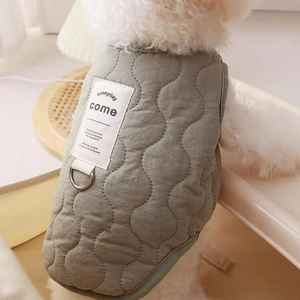 Gilet per Cani Foderato in Pile Caldo, Giacca Invernale Regolabile Anti-Freddo Leggera per Tutte le Stagioni, per Pomeranian, Teddy, <span class=keywords><strong>Bichon</strong></span> e Cani di Piccola Taglia - Product Image 3