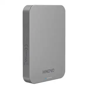 HINOVO MB1-10000 Mobile Phone Power Station10000mAh 15W Max Output Magnetic Wireless Wired Charging Power Bank