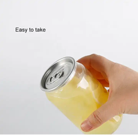 Vente en gros de canettes d'emballage jetables pour boissons et jus de thé en PET de 500 ml avec bouchon en aluminium - Fabricants du Zhejiang